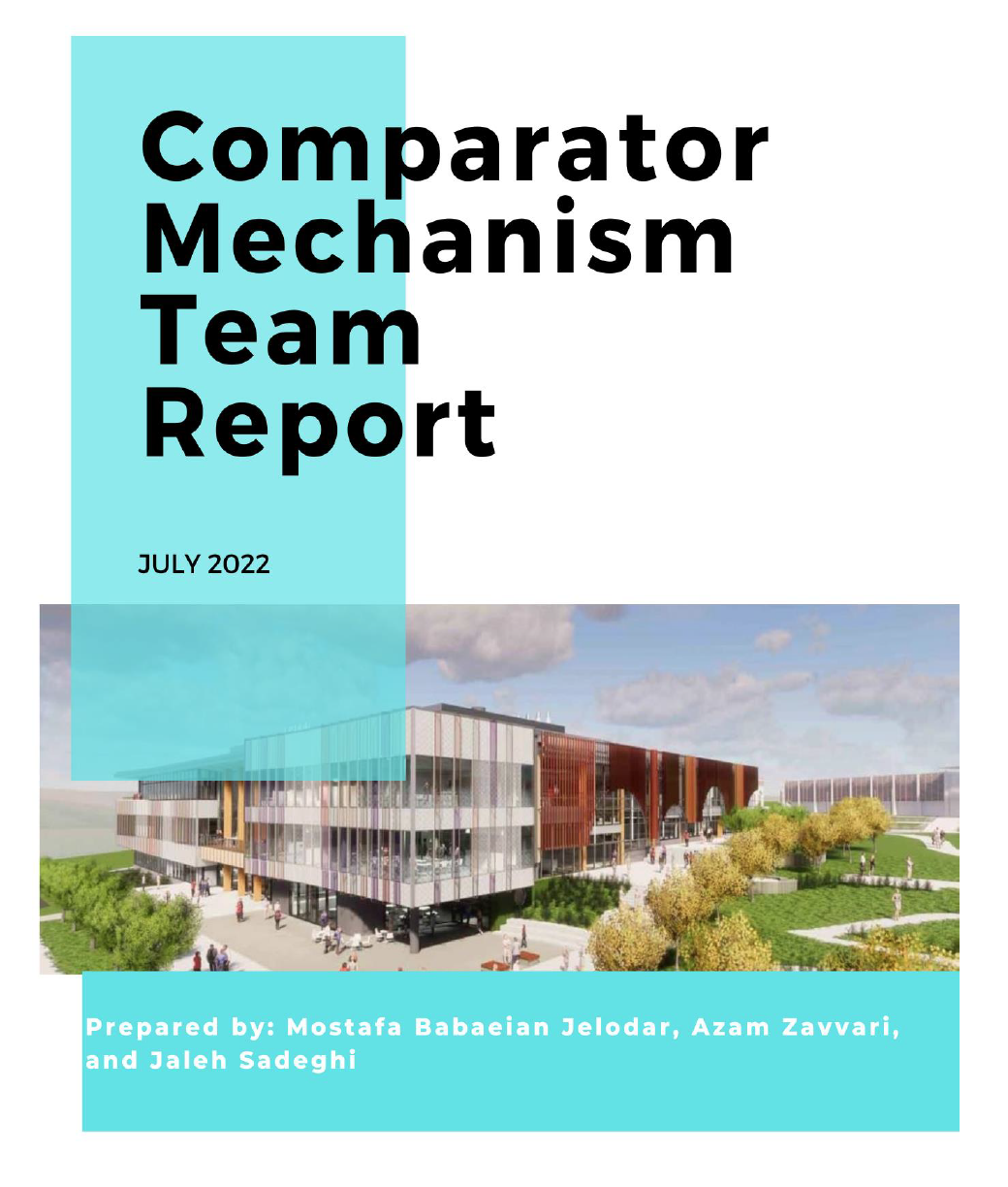 Comparator Mechanism Team Report Cover